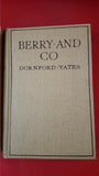 Dornford Yates - Berry And Co. Ward, Lock & Co, 1936