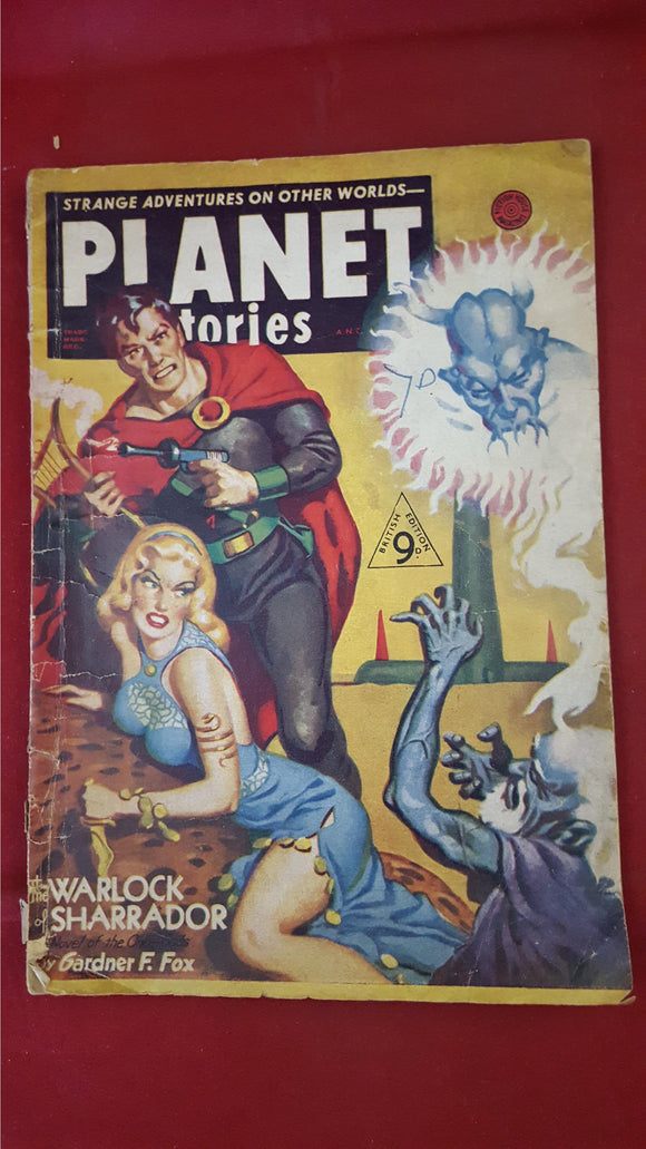 Gardner F Fox - Planet Stories Number 10, Pemberton's, 1953, British Edition