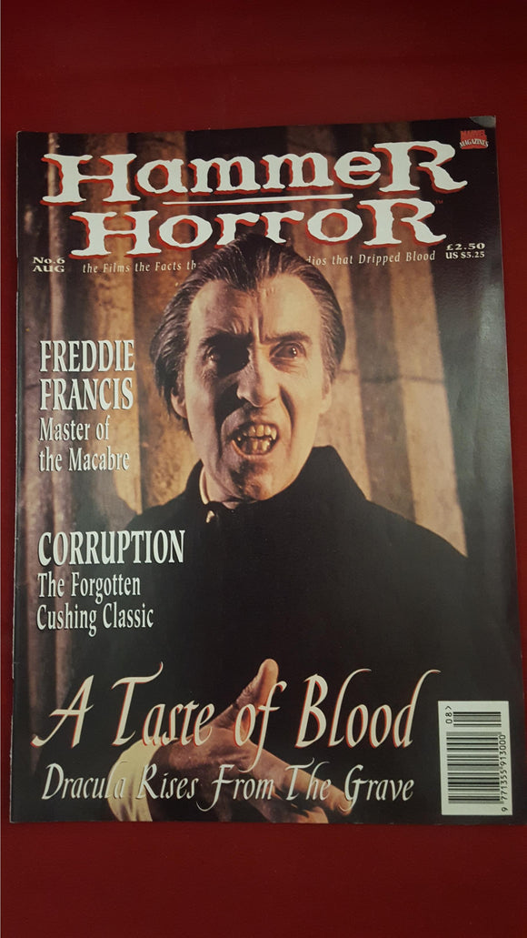 Marcus Hearn - Hammer Horror August Number 6, Marvel Comics