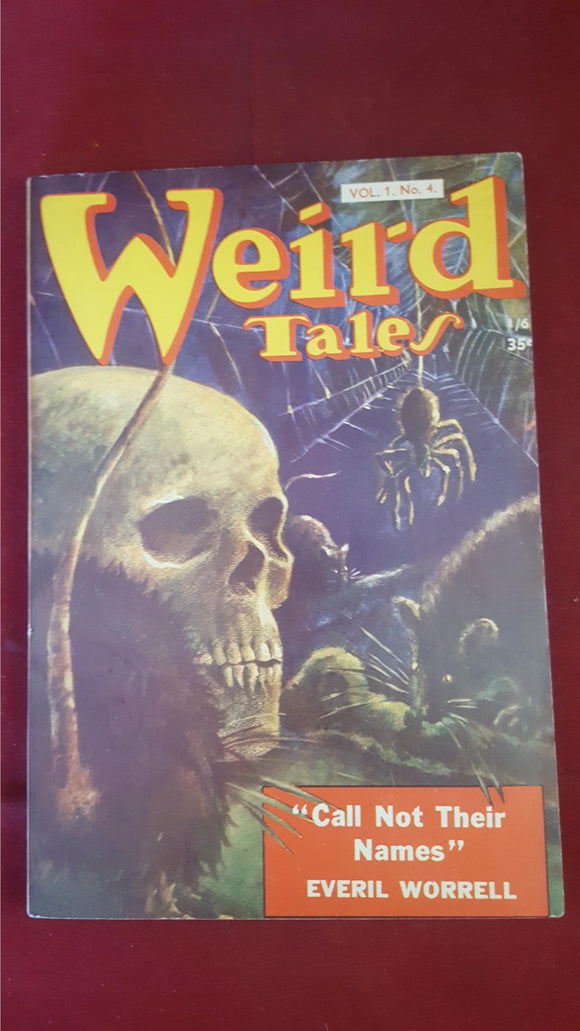 Weird Tales Vol 1, No. 4,  Strato Publications Ltd, British Edition