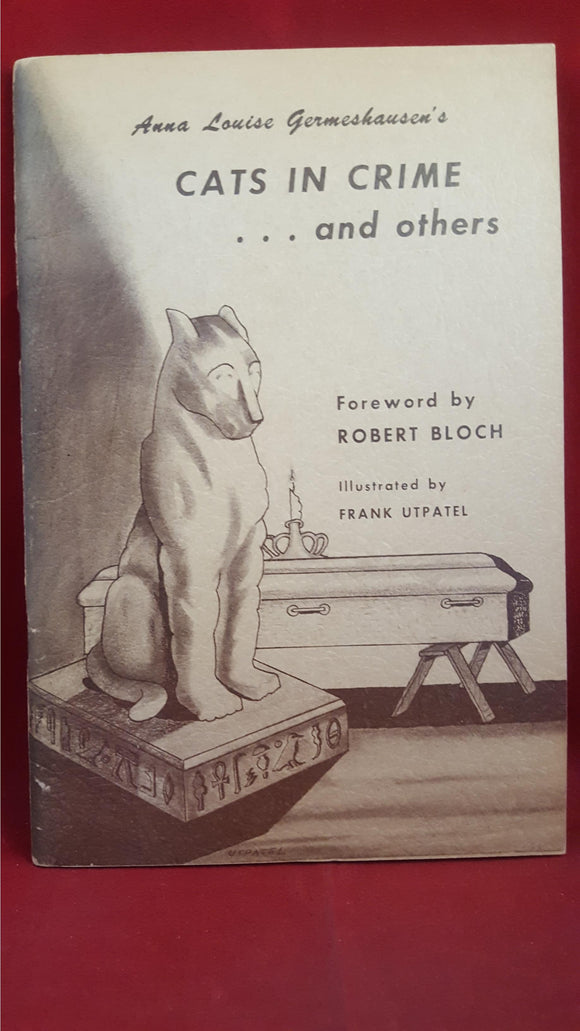 Anna Louise Germeshausen - Cats In Crime..and others, Luther Norris, 1970, 1st, Limited