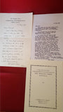 Ella D'Arcy - Some Letters To John Lane, Tragara, 1990, Proof, Limited, Signed, Letters