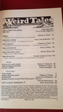 Weird Tales Fall 1991,  Terminus Publishing, Special William F Nolan Issue