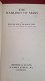 Edgar Rice Burroughs - The Warlord Of Mars, Methuen, 1920