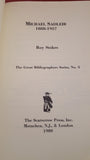 Roy Stokes - Michael Sadleir 1888-1957, The Scarecrow Press, 1980, First Edition