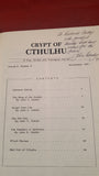 Crypt of Cthulhu Volume 8 Number 8,1989, John Glasby -The Plains of Nightmare, Signed