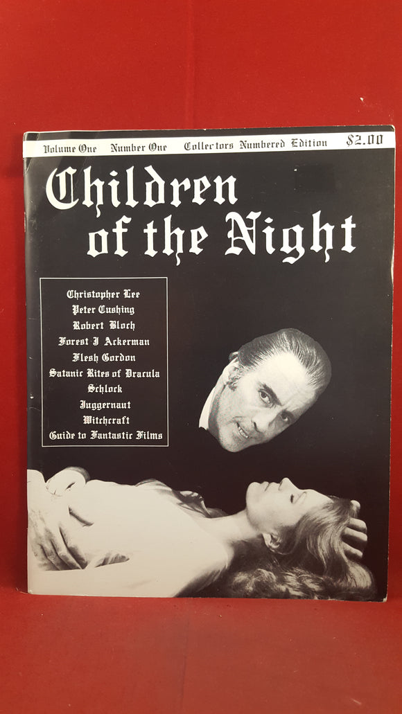 Children of the Night Volume 1 Number 1, Collectors Numbered Edition 385, March 1975