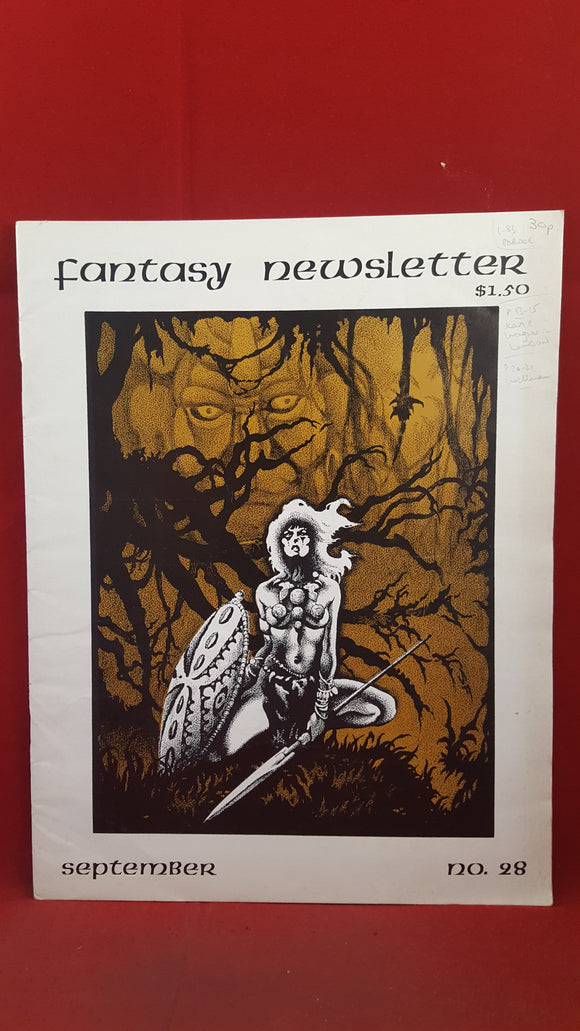 Fantasy Newsletter Volume 3 Number 9 Whole 28 September 1980