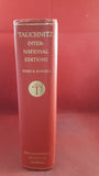 William Todd & Ann Bowden - Tauchnitz International Editions in English, 1988