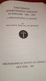 William Todd & Ann Bowden - Tauchnitz International Editions in English, 1988