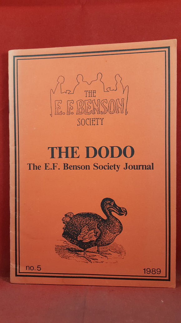 E F Benson Society - The Dodo Number 5 November 1989