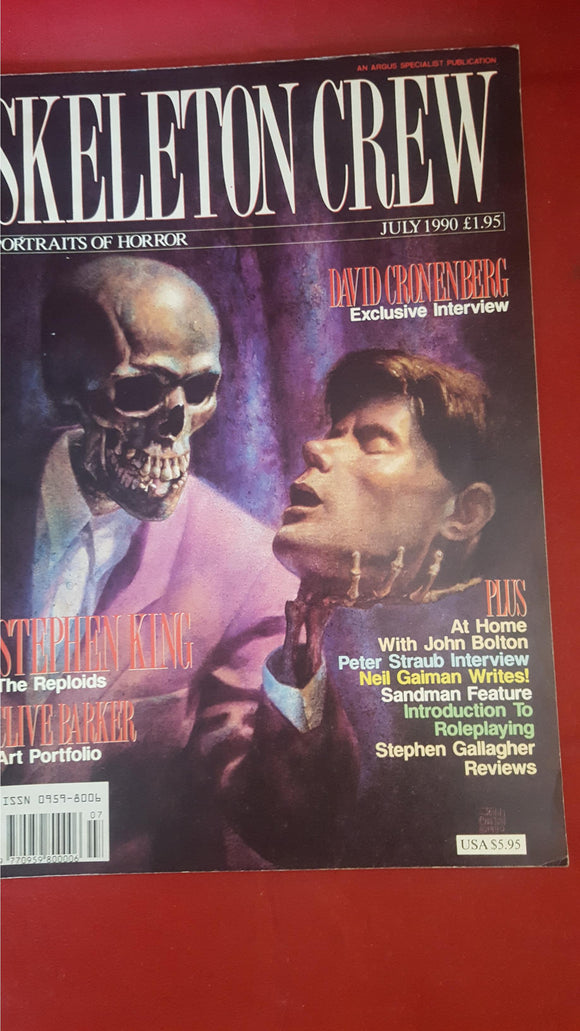 Dave Reeder - Skeleton Crew, July 1990, Volume 2 Issue 1