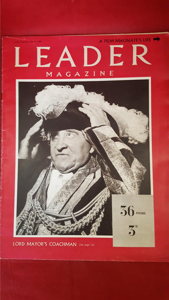 Leader Magazine 9 November 1946 Volume 4 Number 4