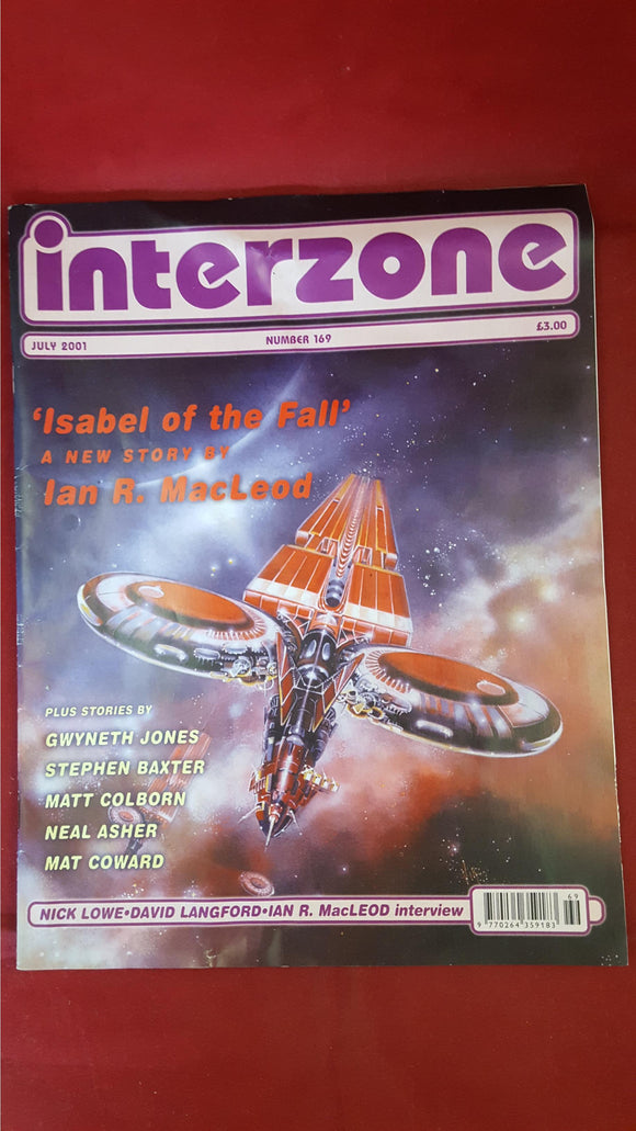 David Pringle - Interzone Science Fiction & Fantasy, Number 169, July 2001