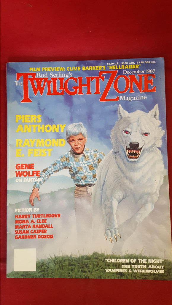 Rod Serling's - The Twilight Zone Magazine, December 1987