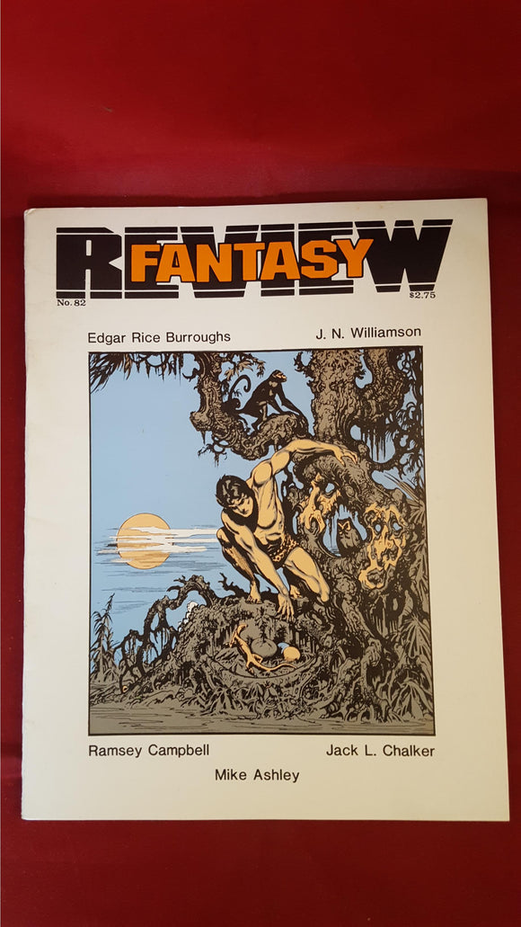 Fantasy Review Number 82 - August 1985,  Volume 8, No. 8, Edgar Rice Burroughs