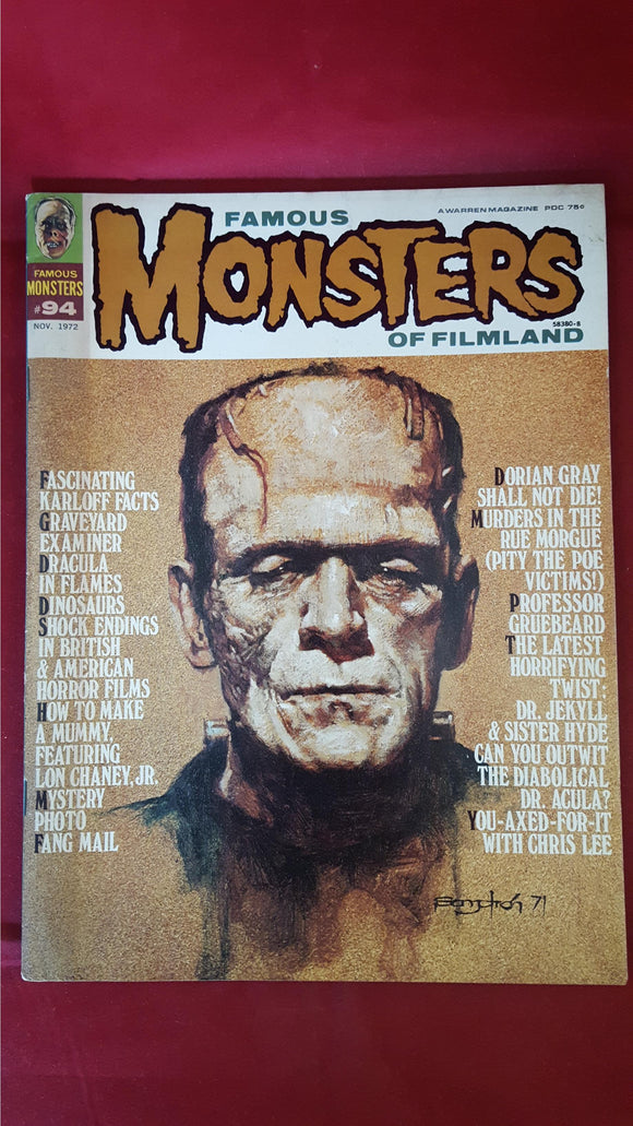 James Warren - Famous Monsters Issue Number 94, November 1972