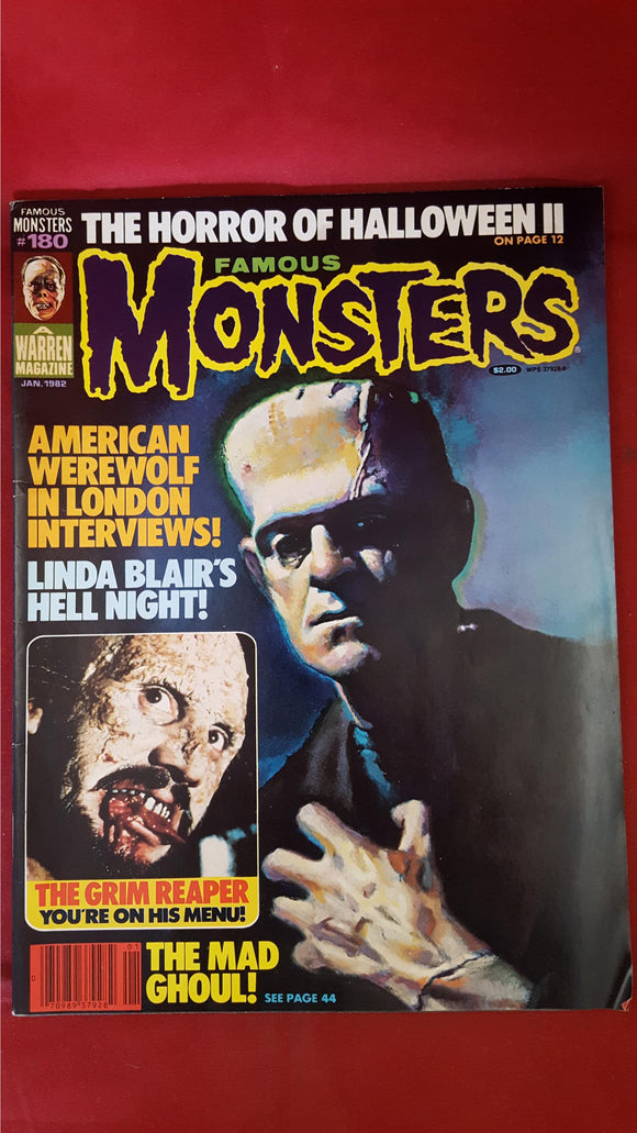 James Warren - Famous Monsters Issue Number 180, January 1982