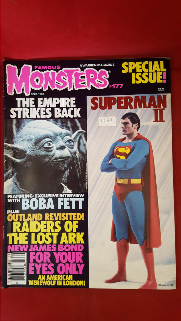 James Warren - Famous Monsters Issue Number 177, September 1981