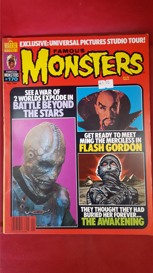 James Warren - Famous Monsters Issue Number 170, January 1981