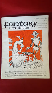 Fantasy Newsletter Volume 4 Number 11 Whole 42 November 1981