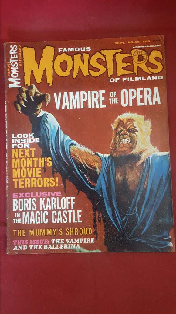 Famous Monsters Of Filmland Number 46 September 1967