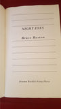 Bruce Boston - Night Eyes, Drumm, 1993, Signed Booklet  plus printed cardstock (a poem)