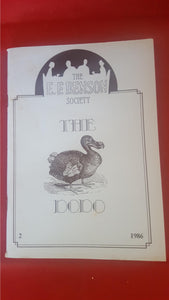 E F Benson Society - The Dodo Number 2 December 1986