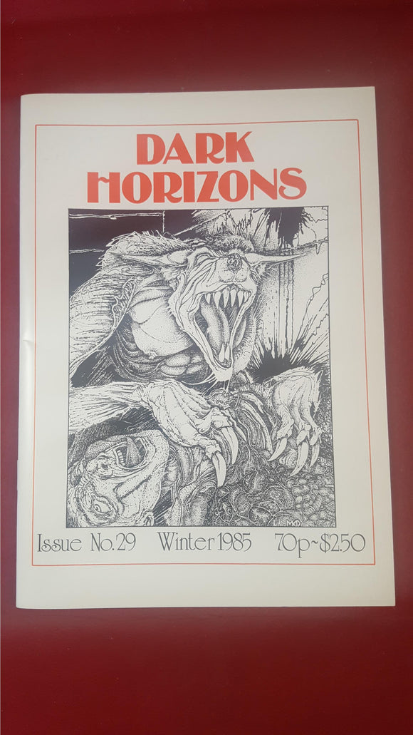 Dark Horizons Issue No 29, Winter 1985, Journal Of The British Fantasy Society