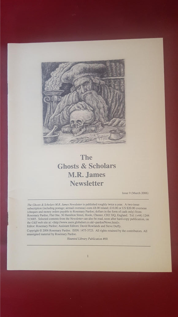 The Ghosts & Scholars M R James Newsletter  Issue 9 March 2006