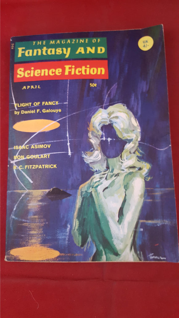 The Magazine Of Fantasy And Science Fiction, Volume 34 No 4 Whole 203, April 1968