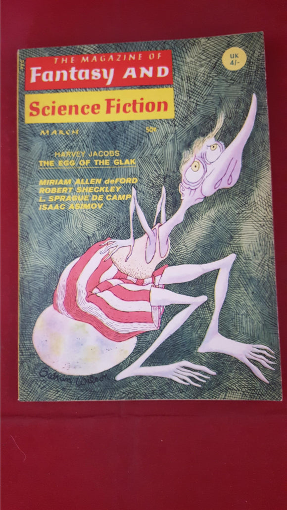 The Magazine Of Fantasy And Science Fiction, Volume 34 No 3 Whole 202, March 1968