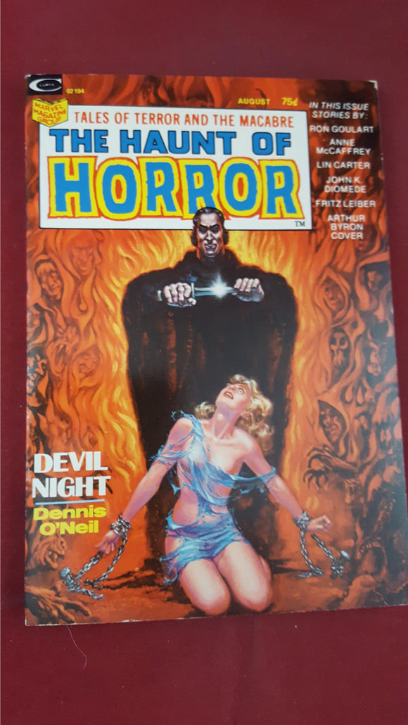 The Haunt Of Horror-Tales Of Terror And The Macabre, August 1973, Volume 1, Number 2