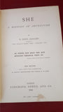 H Rider Haggard - She, Longmans & Co, 1892