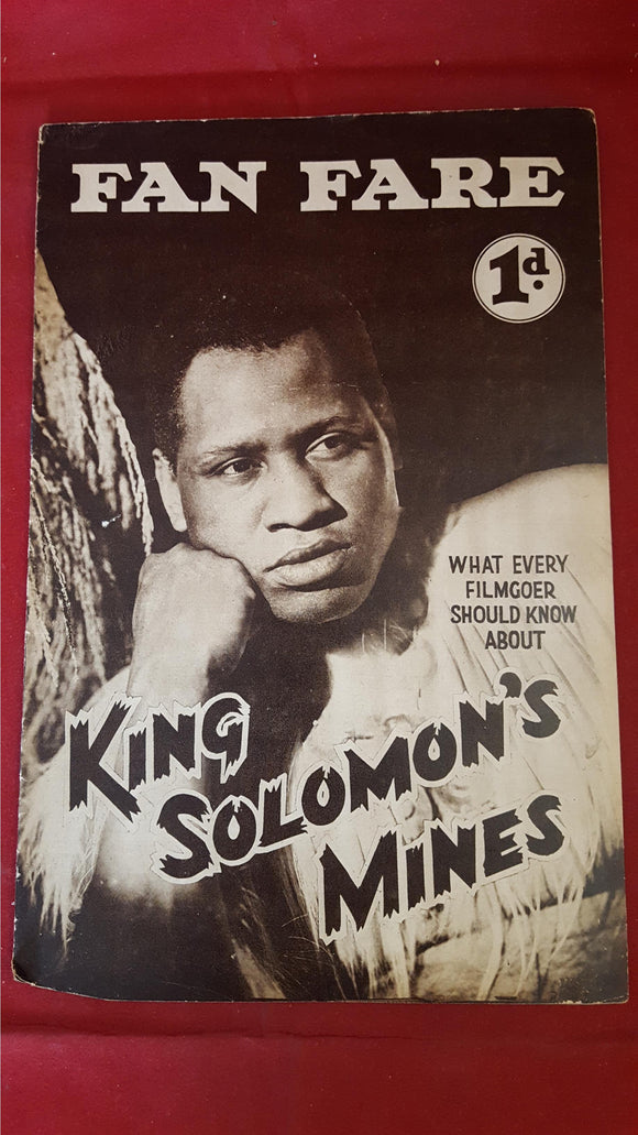 Fan Fare - King Solomon's Mines, The Pocket Magazine for all Filmgoers
