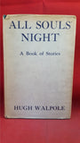 Hugh Walpole - All Souls' Night, Macmillan, 1933, First Edition, Photo Postcard