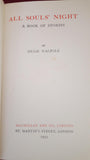 Hugh Walpole - All Souls' Night, Macmillan, 1933, First Edition, Photo Postcard