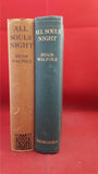 Hugh Walpole - All Souls' Night, Macmillan, 1933, First Edition, Photo Postcard