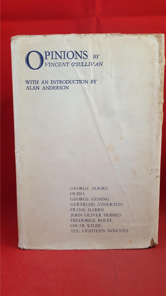 Vincent O'Sullivan - Opinions, Unicorn Press, 1959