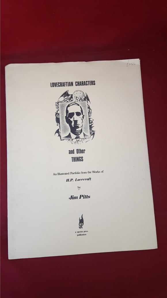 Jim Pitts - Lovecraftian Characters, Illustrated Portfolio, Spectre Press, 1976, Signed, First