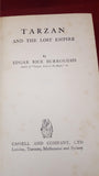 Edgar Rice Burroughs - Tarzan and the Lost Empire, Cassell, 1931, First GB Edition