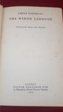 Emile Gaboriau - The Widow Lerouge, Victor Gollancz, 1929
