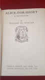 William De Morgan - Alice-For-Short, Thomas Nelson & Sons, 1910