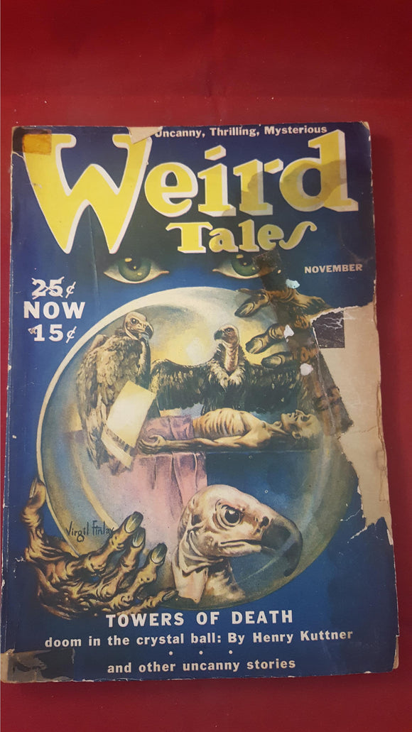 Weird Tales Volume 34 Number 5 November 1939