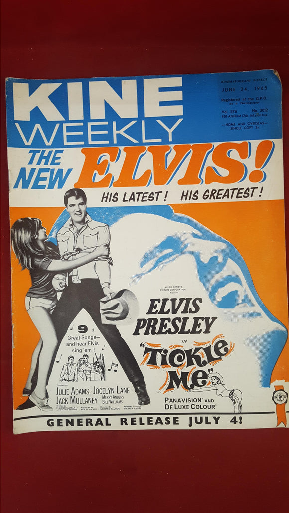 Kine Weekly Volume 576 Number 3012 June 24 1965