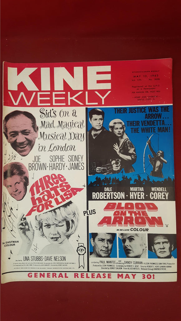 Kine Weekly Volume 575 Number 3006 May 13 1965