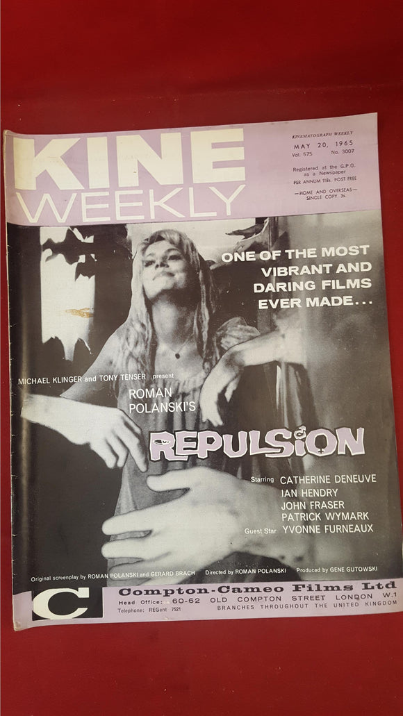 Kine Weekly Volume 575 Number 3007 May 20 1965
