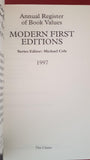 Michael Cole - Annual Register of Book Values Modern First Editions, The Clique, 1997