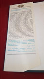David Newsome - Edwardian Excursions from the Diaries of A C Benson, 1981, 1st Edition
