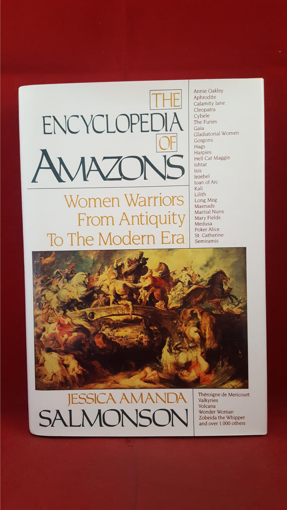 Jessica Amanda Salmonson-The Encyclopedia Of Amazons, Paragon, 1991, 1st, Signed